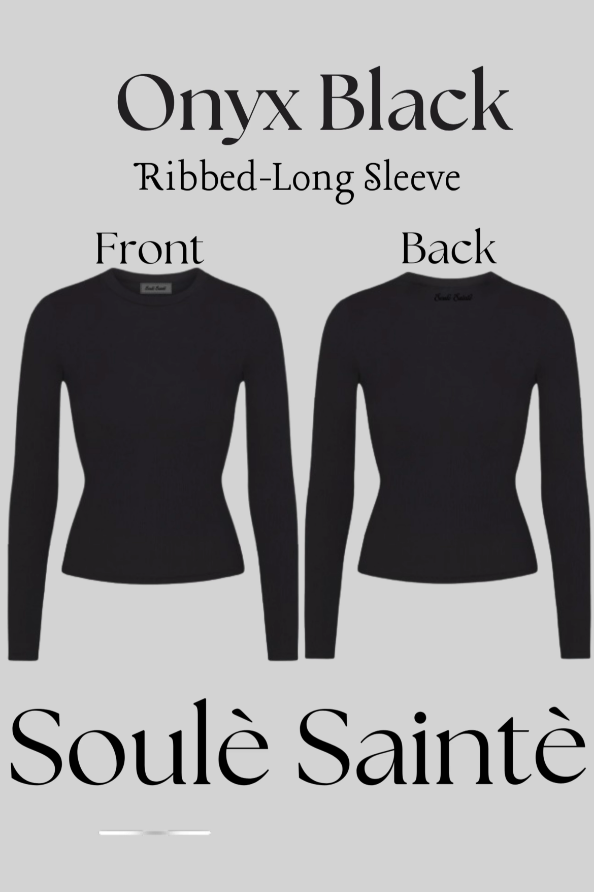 Long-Sleeve Ribbed Top