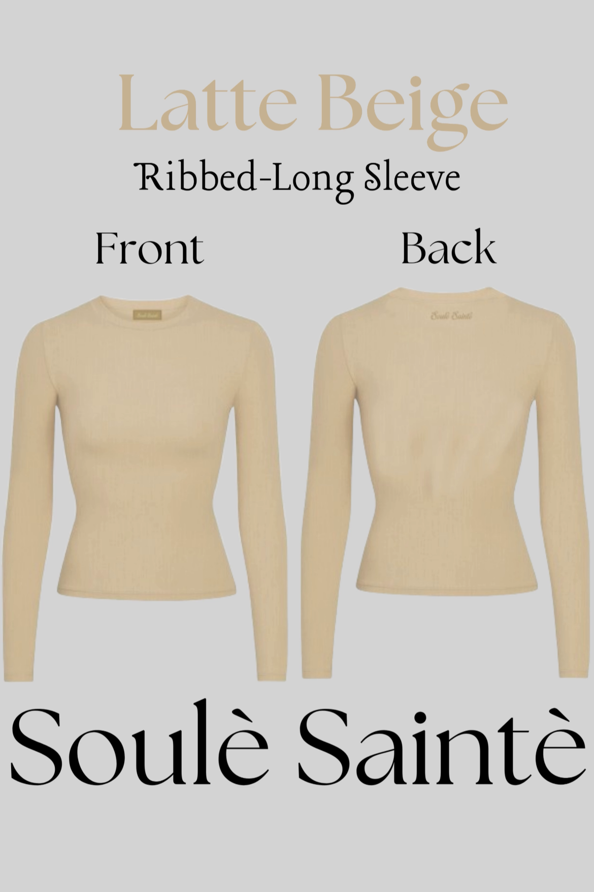 Long-Sleeve Ribbed Top