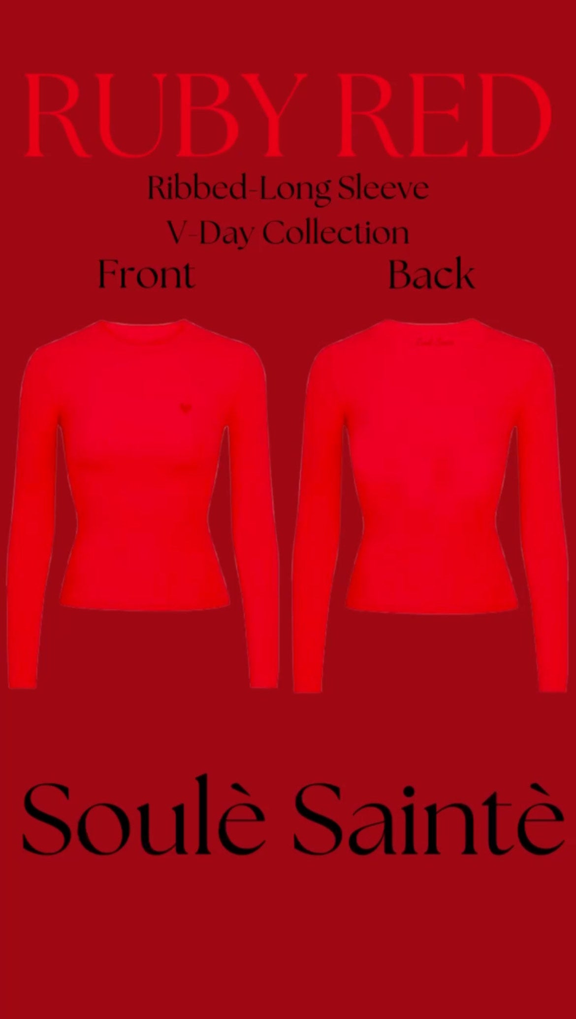 Long-Sleeve Ribbed Top