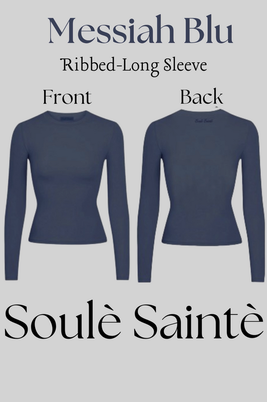 Long-Sleeve Ribbed Top